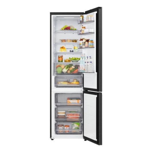 Frigorífico Combi LG GBBSJ20DEP No Frost 203cm 375L D Preto WiFi