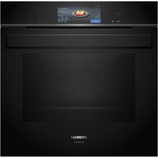 Horno elettrico Siemens iQ700 HB978GMB1 71 litri Inox Nero autopulente pirolitico
