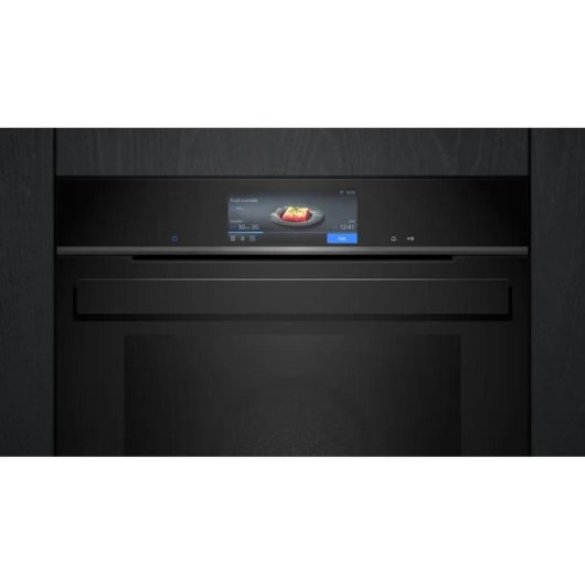 Horno elettrico Siemens iQ700 HB978GMB1 71 litri Inox Nero autopulente pirolitico