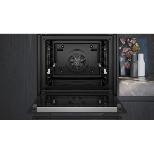 Horno elettrico Siemens iQ700 HB978GMB1 71 litri Inox Nero autopulente pirolitico