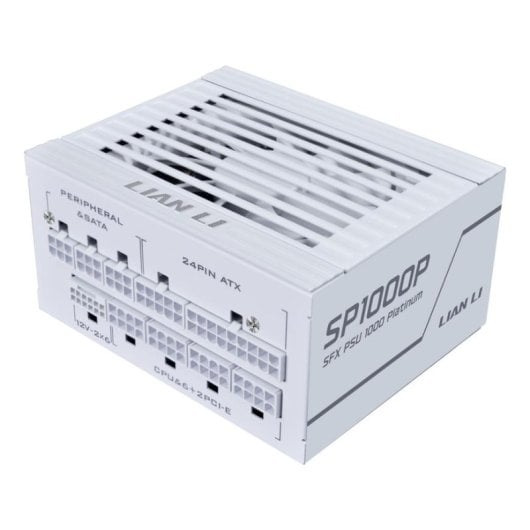 Alimentation Lian Li SP1000P 1000W 80 PLUS Platinum SFX modulaire blanche