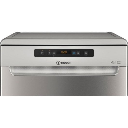 Geschirrspüler Indesit IN2FFC14BN6X 14 Maßgedecke C Edelstahl LED-Display