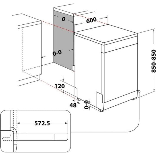 Geschirrspüler Indesit IN2FFC14BN6X 14 Maßgedecke C Edelstahl LED-Display