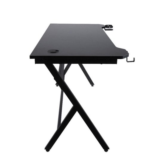 Mesa Gaming Konix 120 cm MDF Metal Passe-câbles Support Manette