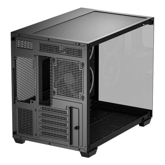 Caixa Micro-ATX DeepCool CG330 3F Vidro Temperado 3 Ventoinhas ARGB Preta