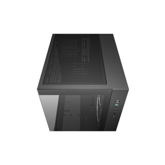 Caixa Micro-ATX DeepCool CG330 3F Vidro Temperado 3 Ventoinhas ARGB Preta