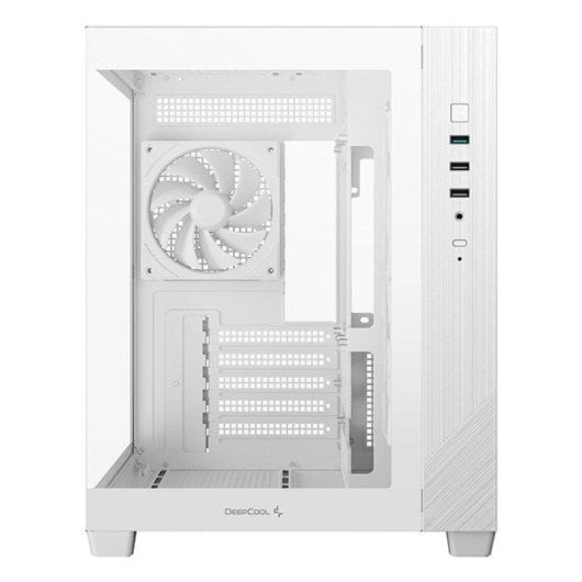 Caixa Micro-ATX DeepCool CG330 3F WH Vidro Temperado 3 Ventoinhas ARGB Branca