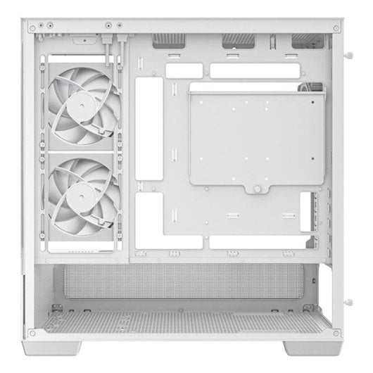 PC-Gehäuse DeepCool CG380 3F WH Panoramic Midi Tower 3x ARGB PWM Weiß