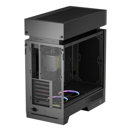 Caixa PC DeepCool CL6600 ATX Hypersplit 360AIO Vidro Temperado ARGB Preta