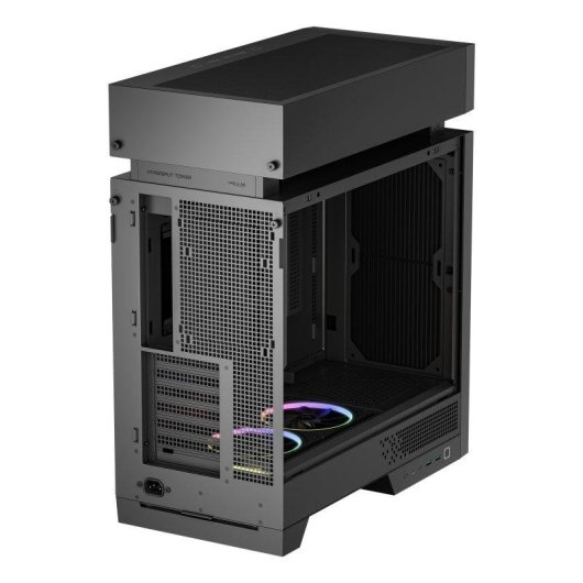 Boîtier PC DeepCool CL660 ATX Hypersplit 2x120mm ARGB Type C Noir