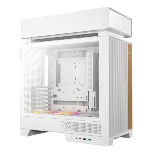 PC-Gehäuse DeepCool CL660 WH Hypersplit Tower 2x120mm ARGB Type C Weiß