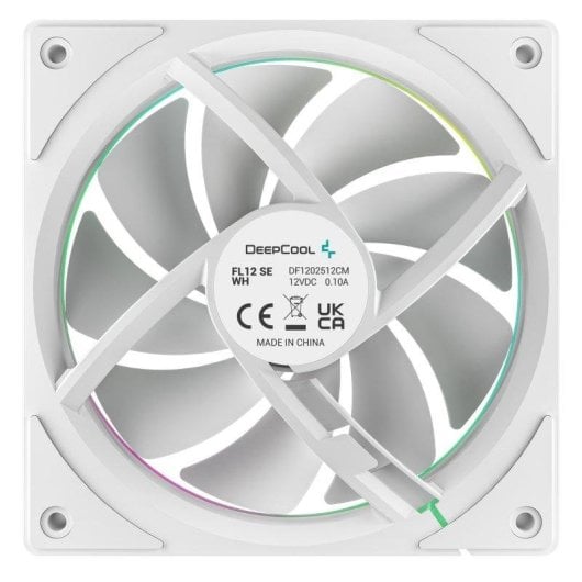Ventilador suplementario DeepCool FL12R SE WH 120 mm 1900 RPM ARGB pack 3 unidades