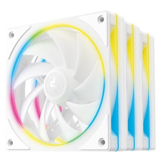 Ventilador suplementario DeepCool FL12R SE WH 120 mm 1900 RPM ARGB pack 3 unidades