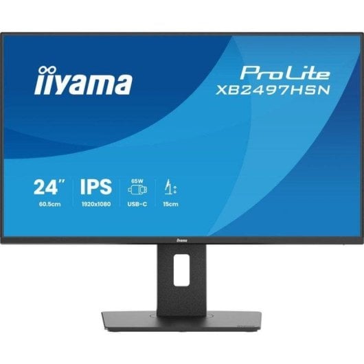 Monitor iiyama ProLite XB2497HSN-B1 23,8" FullHD 100Hz IPS USB-C Altura Ajustable 1ms