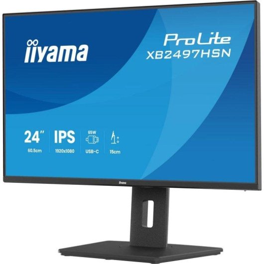 Monitor iiyama ProLite XB2497HSN-B1 23,8" FullHD 100Hz IPS USB-C Altura Ajustable 1ms