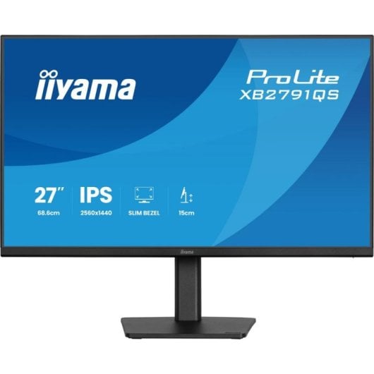 Monitor iiyama ProLite XB2791QS-B1 27" QuadHD 75Hz IPS Höhenverstellbar 1ms