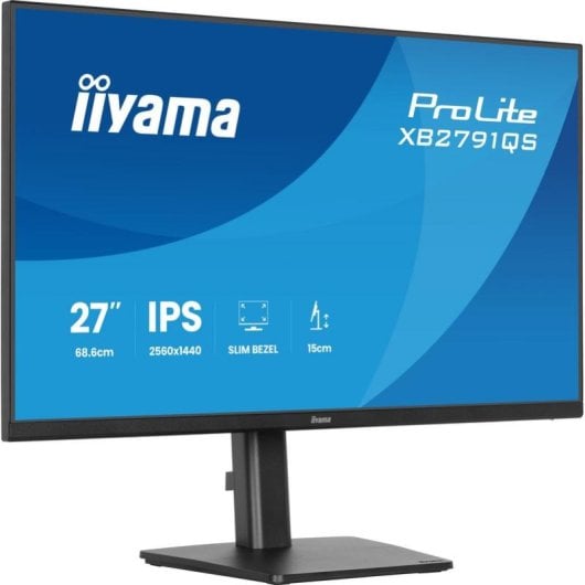 Monitor iiyama ProLite XB2791QS-B1 27" QuadHD 75Hz IPS Höhenverstellbar 1ms