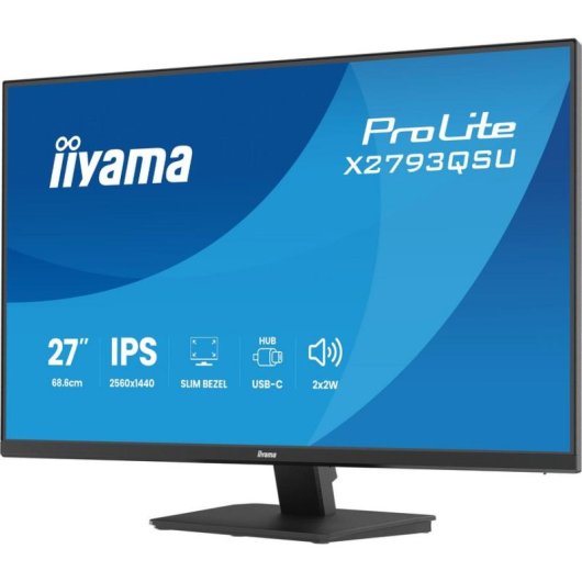 Écran PC iiyama ProLite X2793QSU-B1 27" Quad HD 75Hz IPS 1ms Haut-parleurs USB