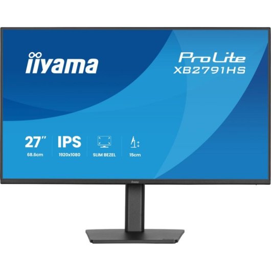 Monitor iiyama ProLite XB2791HS-B1 27" FullHD 120Hz IPS Altura Ajustável 1ms