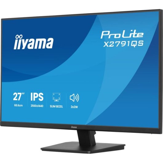 Écran PC iiyama ProLite X2791QS-B1 27" Quad HD 75Hz IPS 1ms Haut-parleurs VESA