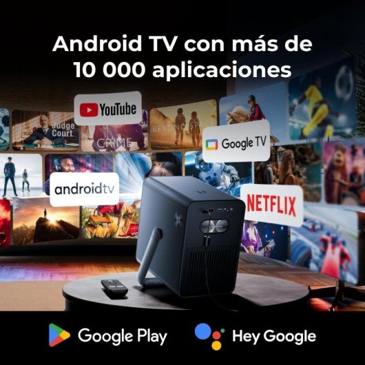 Proyector Ultimea Poseidon E40 FullHD 1000 Lúmenes 120" LCD Smart TV Google Chromecast