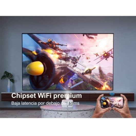 Proyector Ultimea Apollo P10 HD 300 Lúmenes 120" LED LCD WiFi Portabel Mirroring