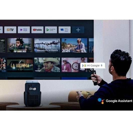 Beamer Ultimea Poseidon E40 FullHD 1000 Lumen 120" LCD Smart TV Android TV Google Chromecast