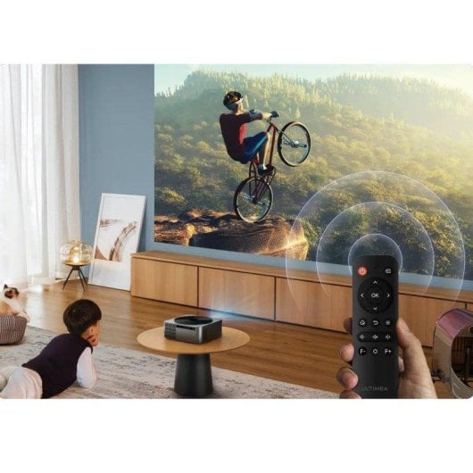 Projetor Ultimea Apollo P40 FullHD 700 Lúmenes 150" LCD LTPS Smart WiFi Bluetooth