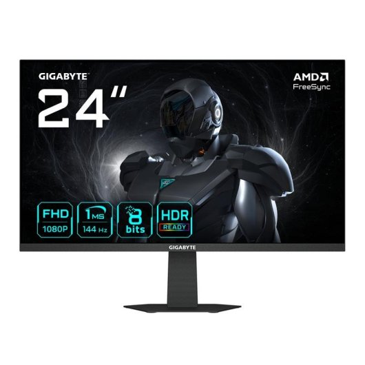 Moniteur Gigabyte GS24F14 24" FullHD IPS 144 Hz 1 ms HDR FreeSync VESA sRGB