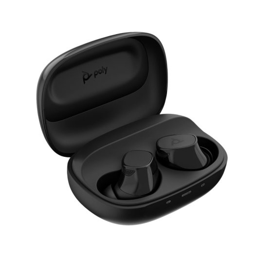 Poly Voyager Free 20 Auriculares Inalámbricos Bluetooth con Cancelación de Ruido + Estuche de Carga