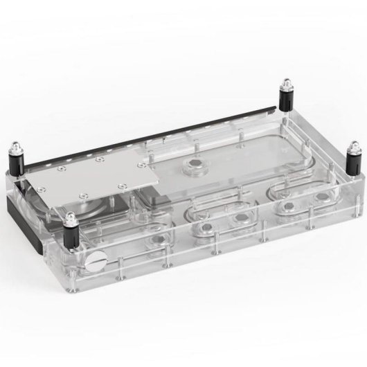 Refrigeração Líquida Alphacool Core Distro Plate 240mm D5 Apex aRGB Transparente
