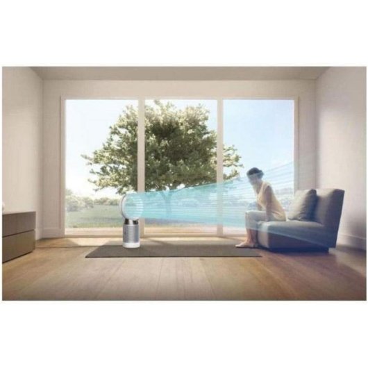 Ventilador purificador Dyson Pure Cool DP04 blanco/plateado