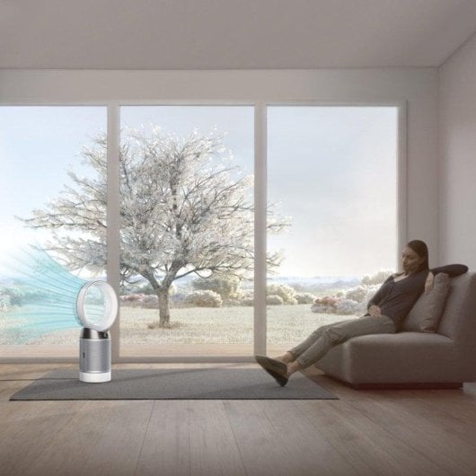 Ventilador purificador Dyson Pure Cool DP04 blanco/plateado