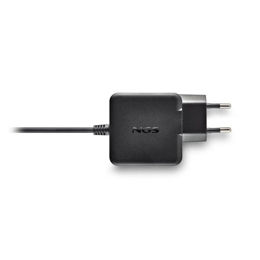 Cargador de dispositivos móviles NGS GAN45W-C USB-C 45W GaN PD 3.0 Negro