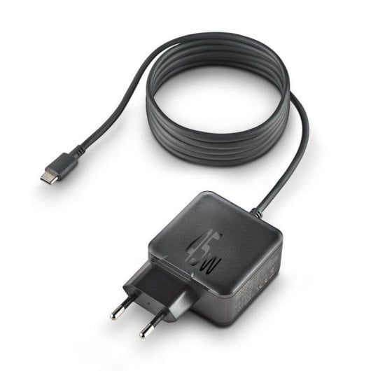 Cargador de dispositivos móviles NGS GAN45W-C USB-C 45W GaN PD 3.0 Negro