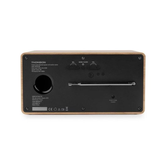 Barra de som Thomson WS202tbk Bluetooth 50W Estação Meteorológica Ecrã LCD