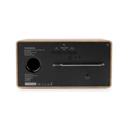 Barra sonora Thomson WS202tbk Bluetooth 50W Stazione Meteo Display Retroilluminato