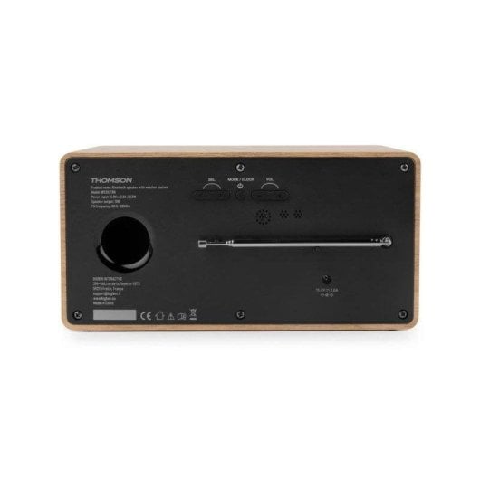 Barra de som Thomson WS202tbk Bluetooth 50W Estação Meteorológica Ecrã LCD