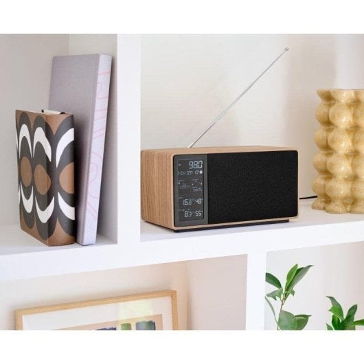 Barra de som Thomson WS202tbk Bluetooth 50W Estação Meteorológica Ecrã LCD