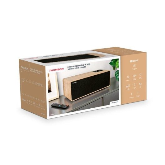 Barra de sonido Thomson WS852 Bluetooth 5.3 150W con USB y mando a distancia