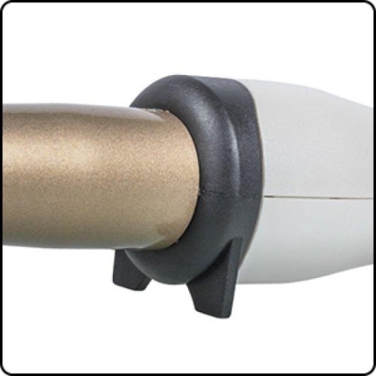 Konischer Lockenstab ProfiCare PC-HC 3049 Turmalin Ionen 13-25 mm Gold Weiß