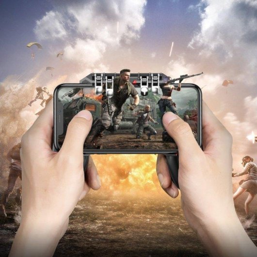 Mando gaming Hoco GM7 Eagle 4 gatillos ergonómico para móvil