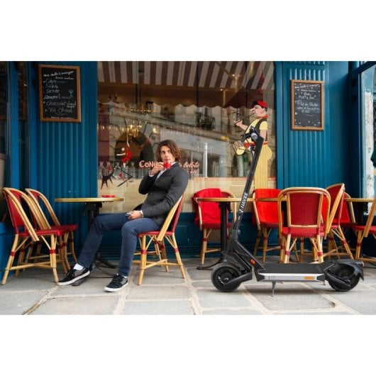 Patinete électrique Navee S60 500W Autonomie 60km Roues 10'' Frein tambour IPX5 Noir