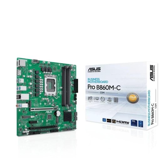 Schede Madri ASUS PRO B860M-C-CSM B860 LGA1851 DDR5 Micro ATX RAID Gigabit Ethernet