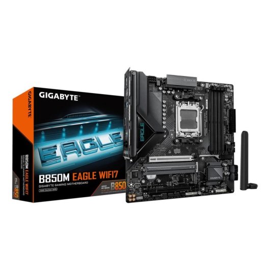 Schede Madri Gigabyte B850M EAGLE WIFI7 AMD B850 AM5 DDR5 Micro ATX WiFi 7 RGB