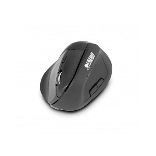 Maus Urban Factory Ergo PRO Bluetooth 2.4GHz 4000DPI Schwarz Vertikal Wiederaufladbar