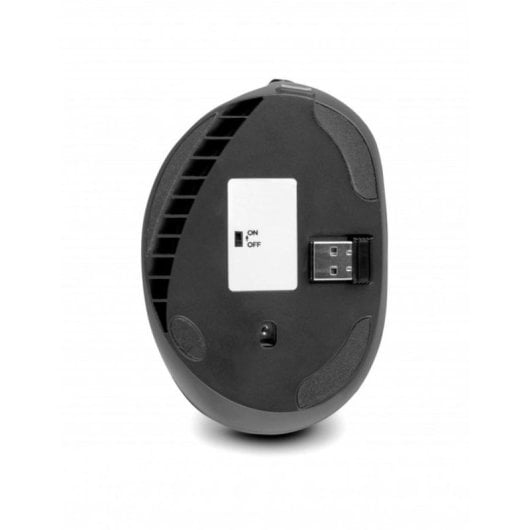 Maus Urban Factory Ergo PRO Bluetooth 2.4GHz 4000DPI Schwarz Vertikal Wiederaufladbar