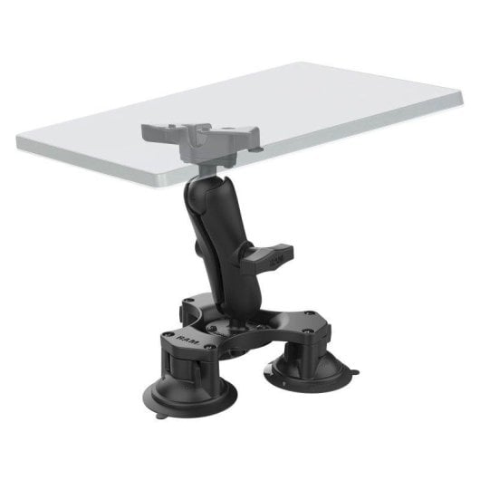 RAM MOUNTS Twist-lock triple Suction Heavy Duty Supporto per Starlink Mini da Superficie Liscia