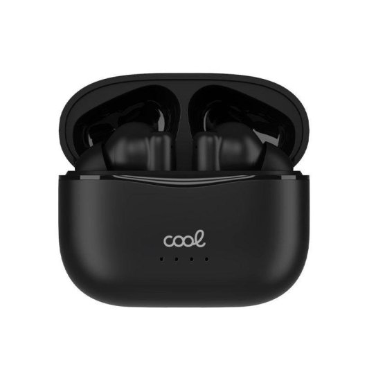 Auricolari Cool Bound wireless Bluetooth Hi-Fi con display LED e powerbank neri