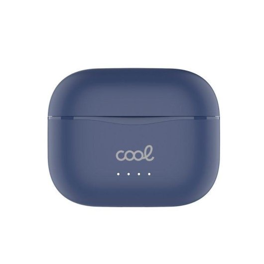 Auricolari Cool Bound wireless Bluetooth Hi-Fi con display LED e ricarica Type-C Blu Navy